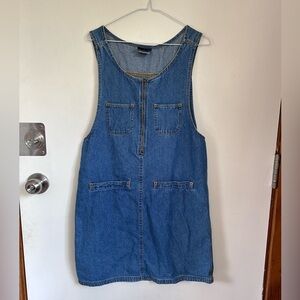 Vintage denim pinafore